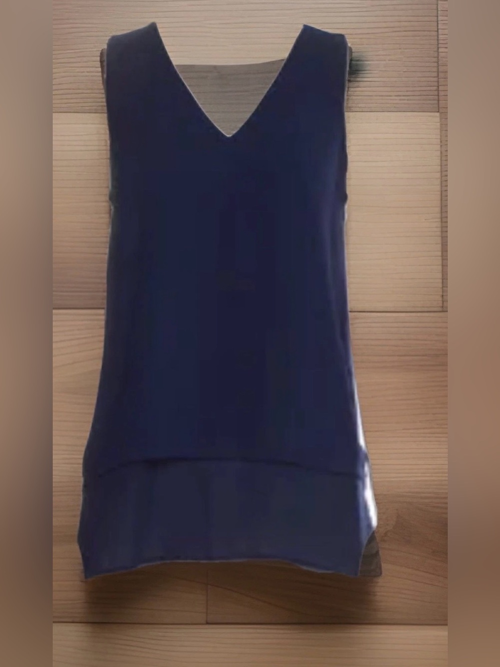 Michael Kors Navy V-Neck Sleeveless Camisole